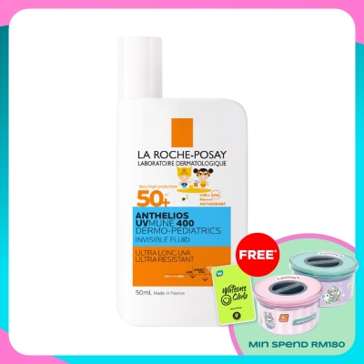 LA ROCHE POSAY Anthelios UVMUNE 400 Dermo-Pediatrics Invisible Fluid SPF 50+ 50ml
