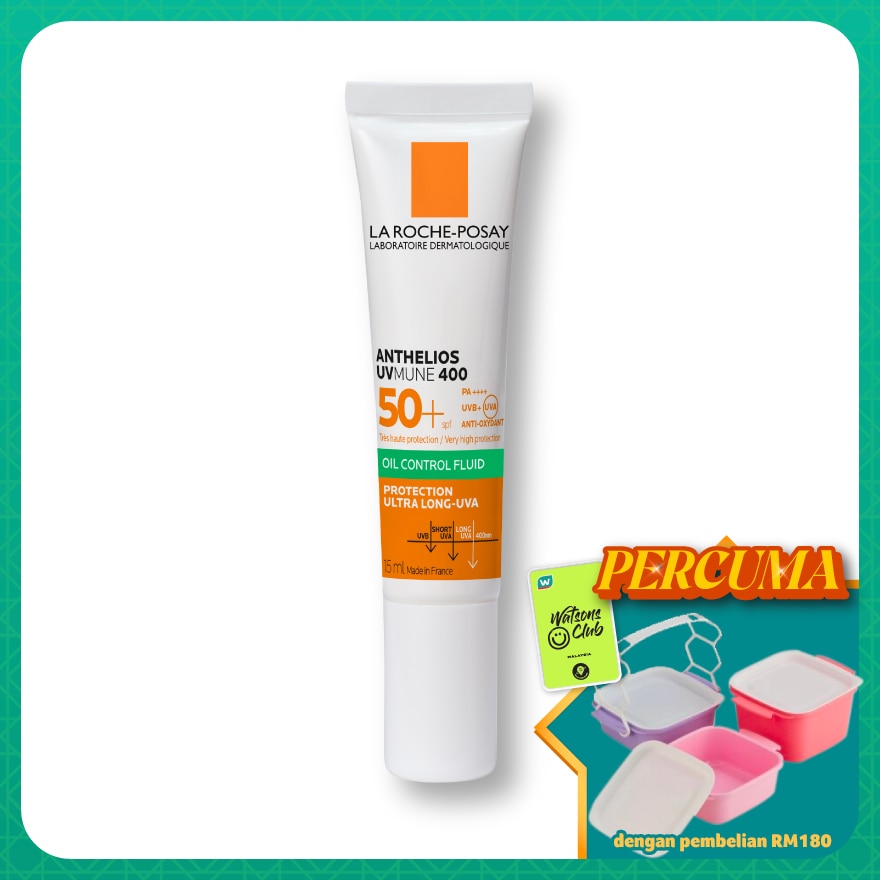 Anthelios UVMUNE 400 Oil Control Fluid SPF 50+ 15ml