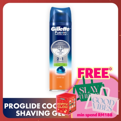 GILLETTE Fusion Proglide Gel Shave Cooling 195g