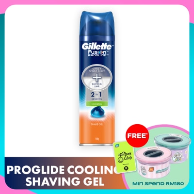 GILLETTE Fusion Proglide Gel Shave Cooling 195g
