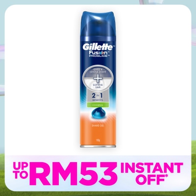 GILLETTE Fusion Proglide Gel Shave Cooling 195g