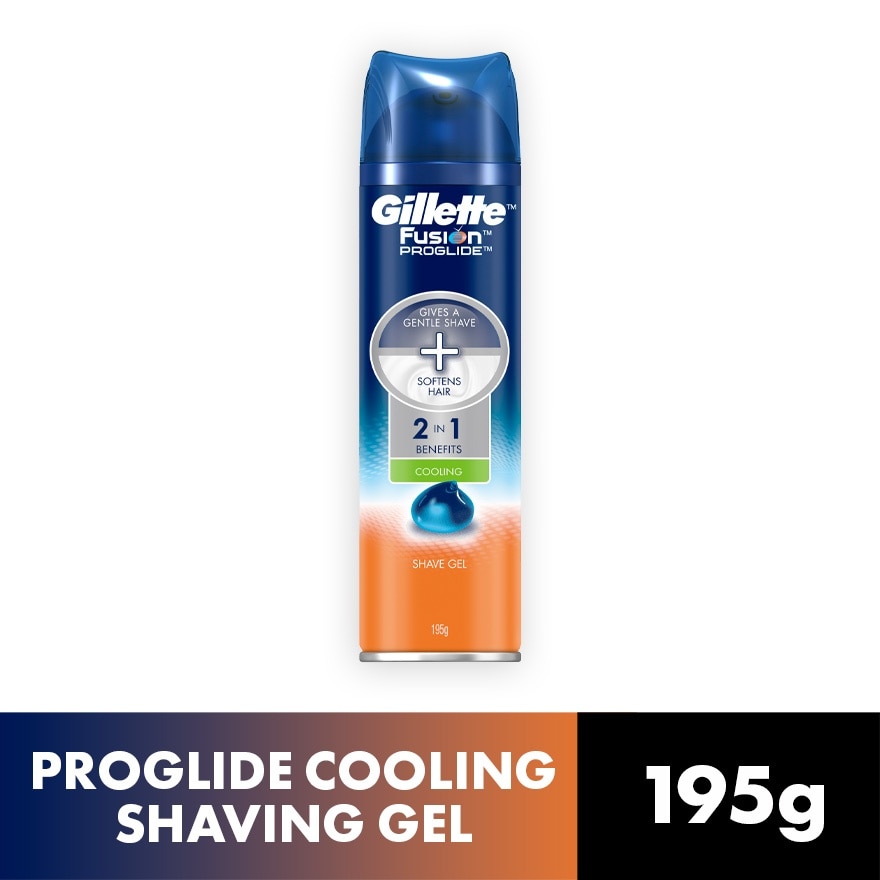 Fusion Proglide Gel Shave Cooling 195g