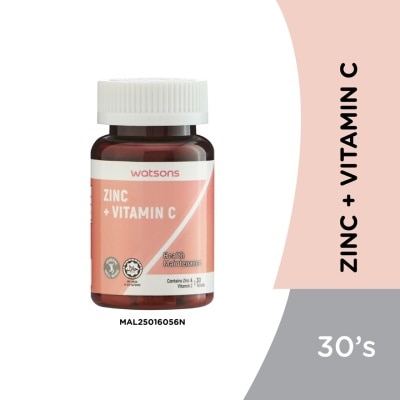 WATSONS - Zinc + Vitamin C 30s
