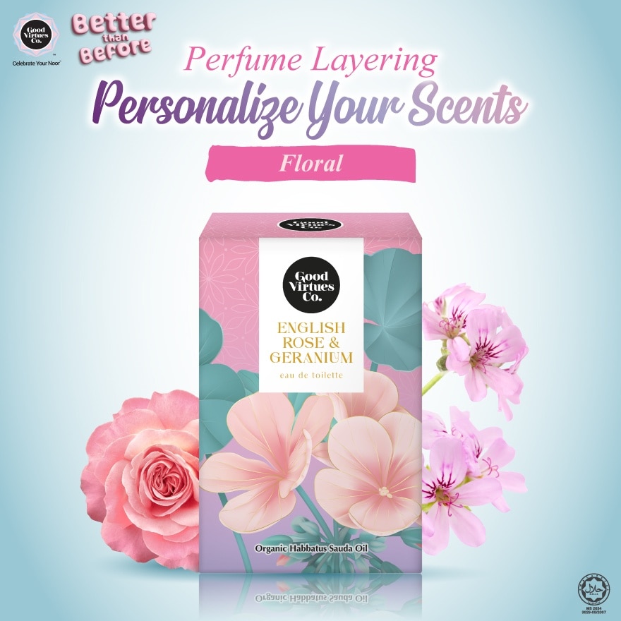 EDT English Rose & Geranium 50ml
