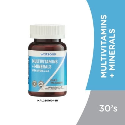 WATSONS - Multivitamins + Minerals with Lutein & ALA 30s