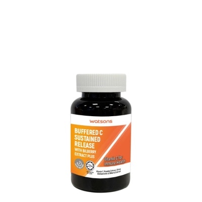 WATSONS Buffered Vitamin C Substained Release with Bilberry Extract 30s