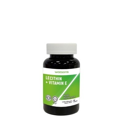 WATSONS Lecithin + Vitamin E 60s