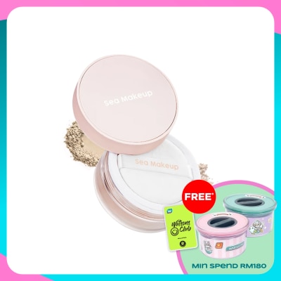 SEA MAKEUP Acne Blur and Set Loose Powder Snowball 12g