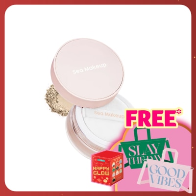 SEA MAKEUP Acne Blur and Set Loose Powder Snowball 12g