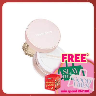 SEA MAKEUP Acne Blur and Set Loose Powder Snowball 12g