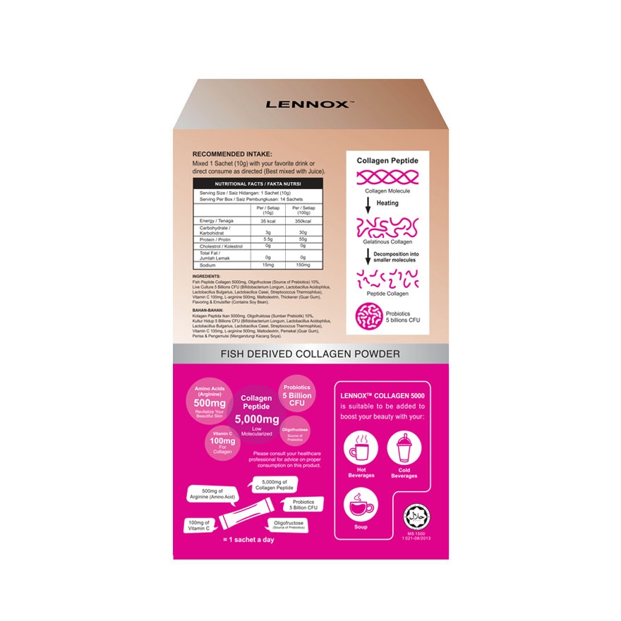 Collagen Powder with Pre+Probiotics 10g x 14s image