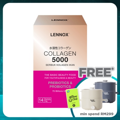 LENNOX Collagen Powder with Pre+Probiotics 10g x 14s