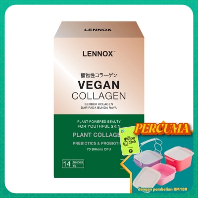 LENNOX - Vegan Plant Collagen Powder with Pre+Probiotics 5g x 14s