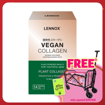 LENNOX Vegan Plant Collagen Powder with Pre+Probiotics 5g x 14s