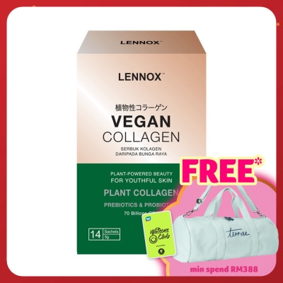 LENNOX Vegan Plant Collagen Powder with Pre+Probiotics 5g x 14s