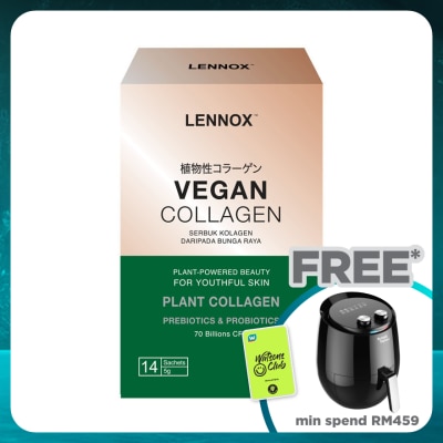 LENNOX Vegan Plant Collagen Powder with Pre+Probiotics 5g x 14s