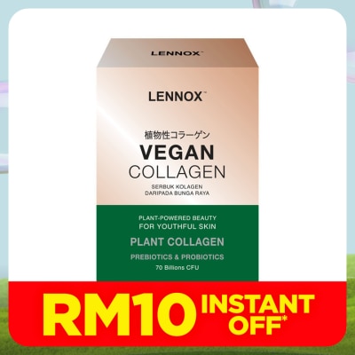 LENNOX Vegan Plant Collagen Powder with Pre+Probiotics 5g x 14s