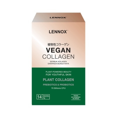LENNOX Vegan Plant Collagen Powder with Pre+Probiotics 5g x 14s