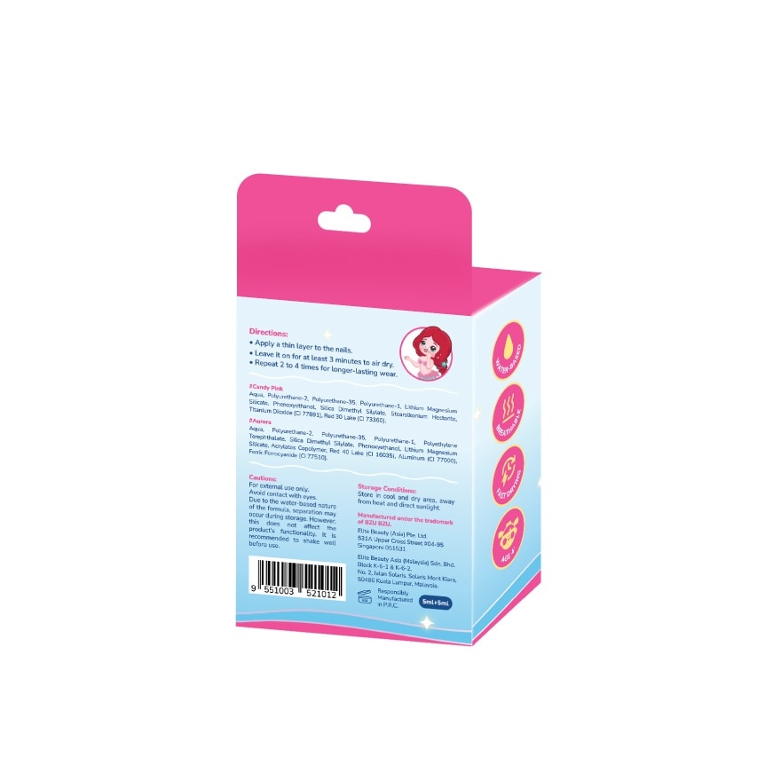  Little Lady Nail Polish - 501 Sparkling Hearts