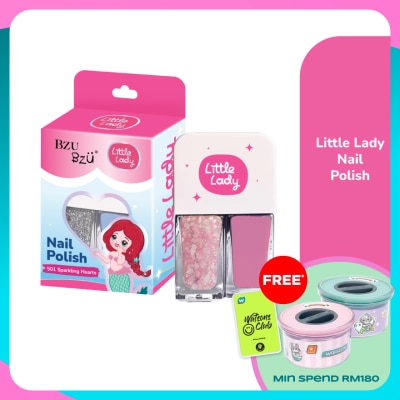 BZU BZU  Little Lady Nail Polish - 501 Sparkling Hearts