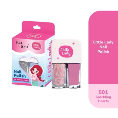 BZU BZU  Little Lady Nail Polish - 501 Sparkling Hearts
