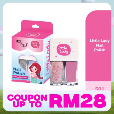 BZU BZU  Little Lady Nail Polish - 501 Sparkling Hearts