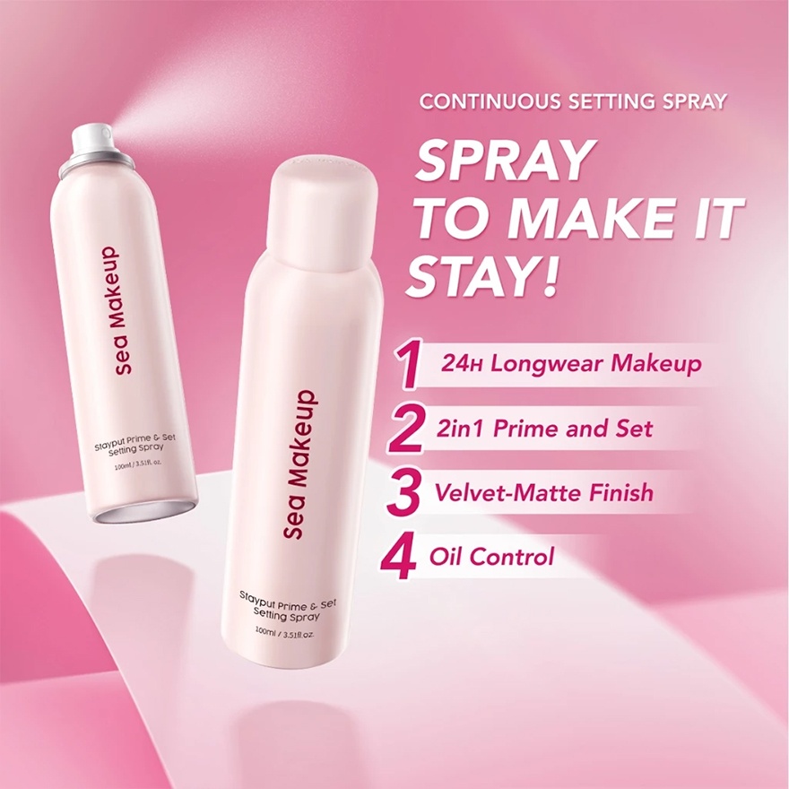 Stayput Prime & Set Continuous Setting Spray 100ml