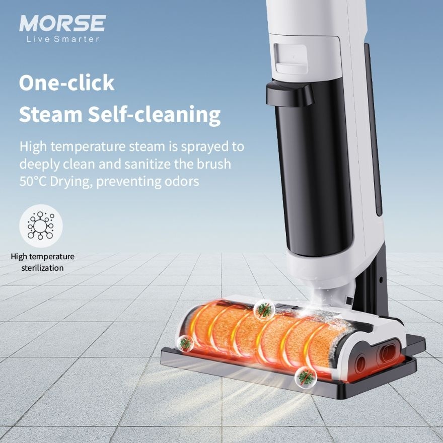 Morse Steam Floor Washer V8 With 14000Pa Suction Power