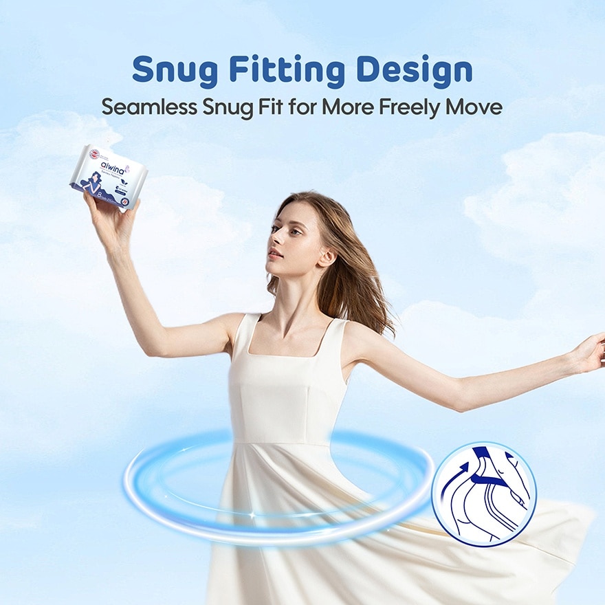 Adult Day Night Comfort Soft Precious Whisper Sanitary Pad (290mm 8pcs x 1Pack)