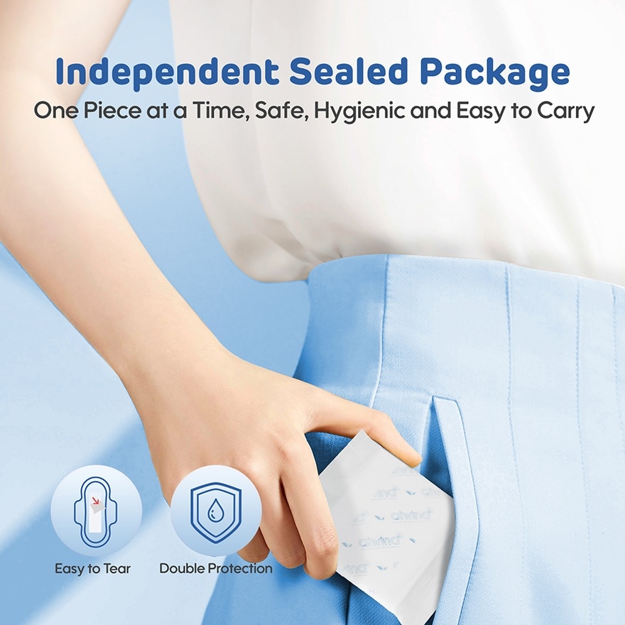 Adult Day Night Comfort Soft Precious Whisper Sanitary Pad (290mm 8pcs x 1Pack)