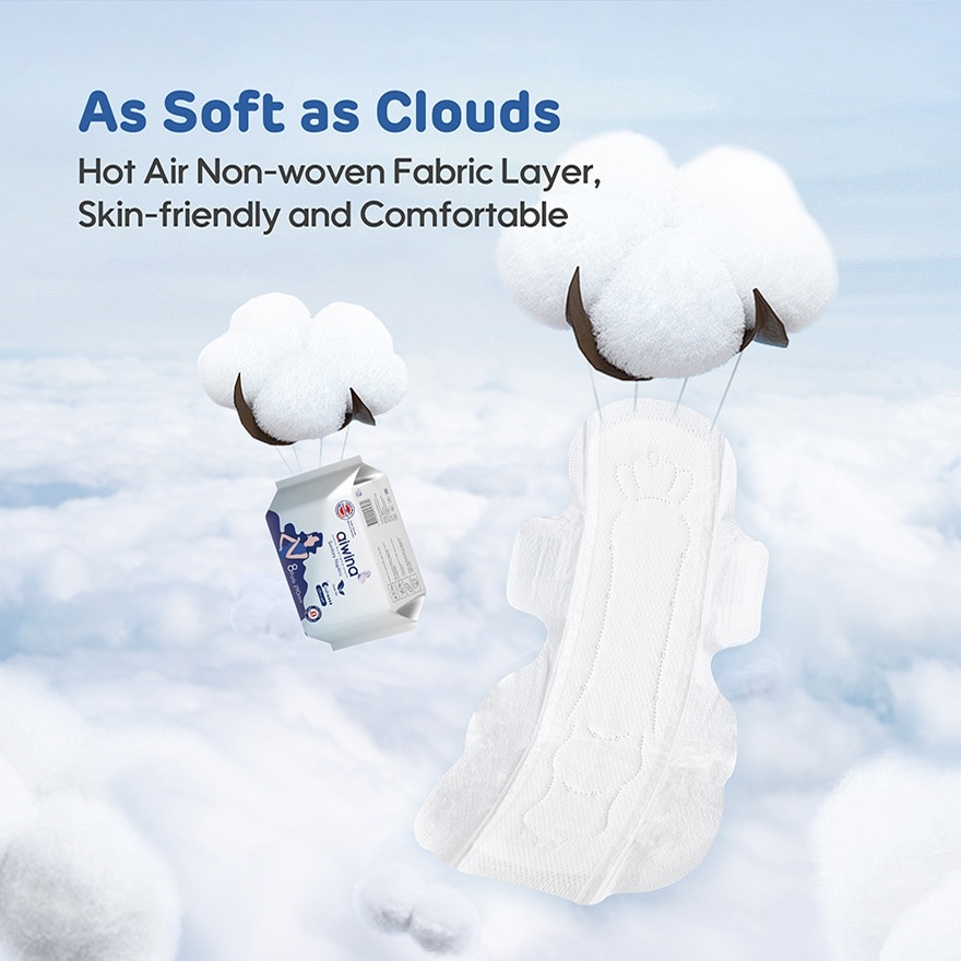Adult Day Night Comfort Soft Precious Whisper Sanitary Pad (290mm 8pcs x 1Pack)