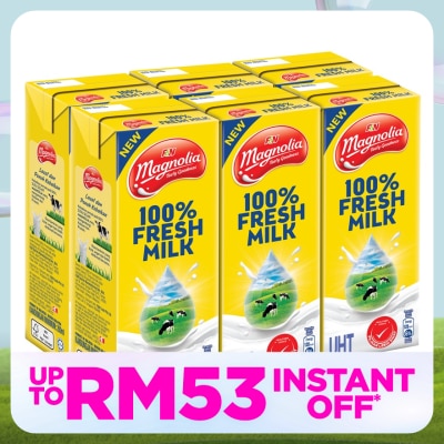 MAGNOLIA UHT 100% Fresh Milk 6x200ml