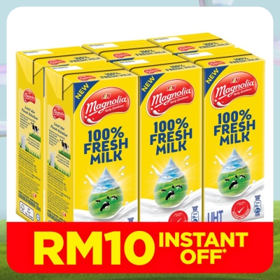 MAGNOLIA UHT 100% Fresh Milk 6x200ml