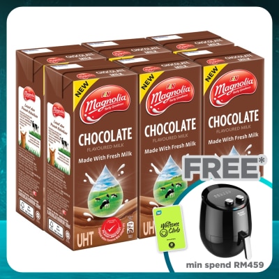 MAGNOLIA UHT Chocolate Flavoured 100% Fresh Milk 6x200ml