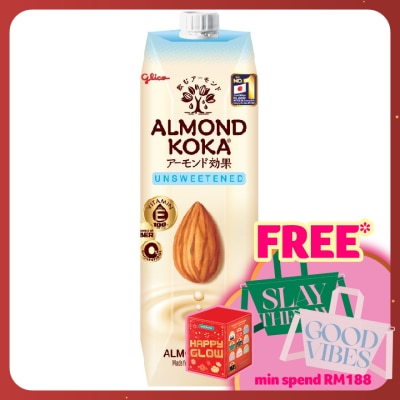 GLICO Almond Koka Unsweetened Flavour Almond Milk 1L