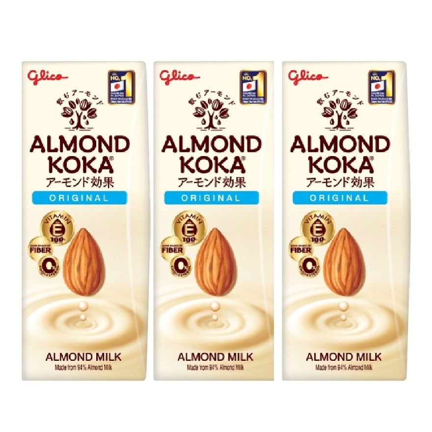 Almond Koka Original Almond Milk 3x180ml