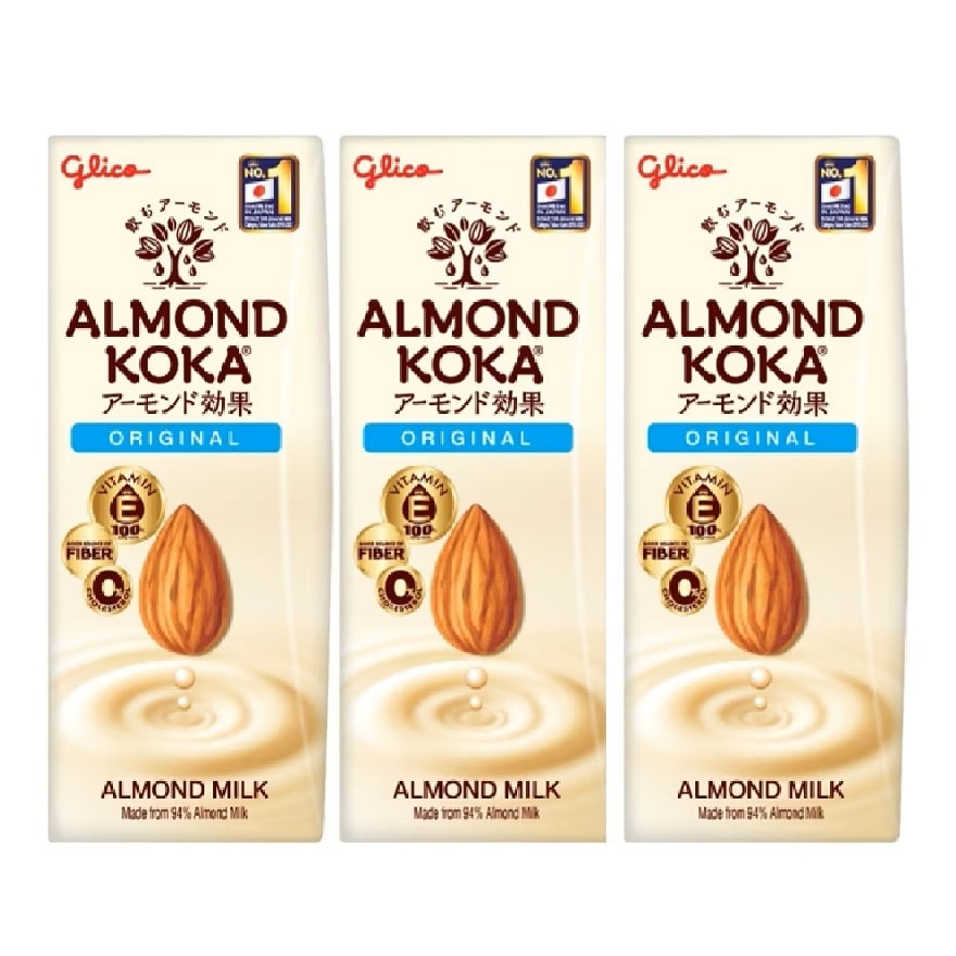 Almond Koka Original Almond Milk 3x180ml