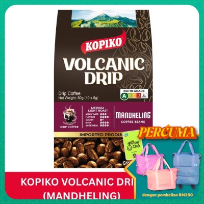 KOPIKO - Volcanic Drip Coffee with Mandheling Coffee Beans 10x8g