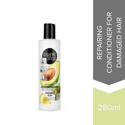 ORGANIC SHOP - Avocado & Olive Conditioner for Damaged Hair 280ml