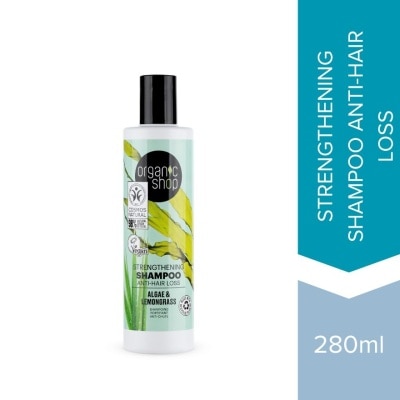 ORGANIC SHOP Algae & Lemongrass Shampoo for Anti-Hair Loss 280ml