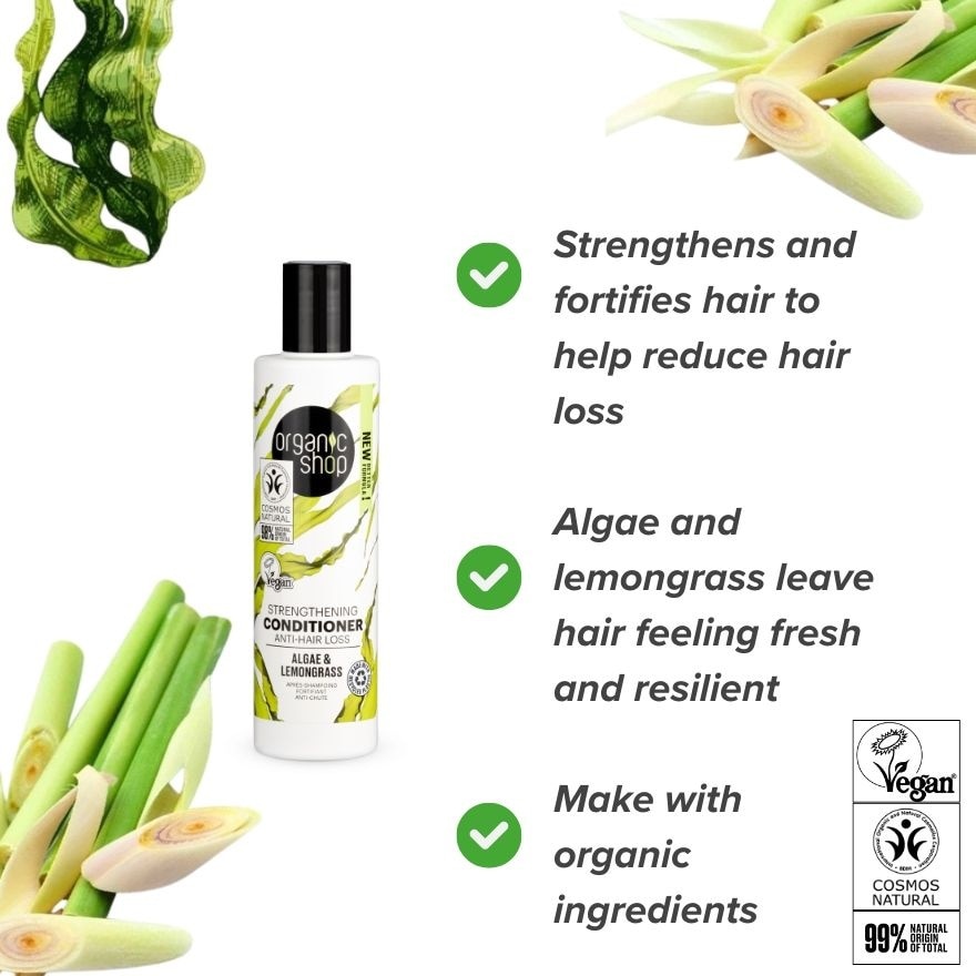 Algae & Lemongrass Conditioner for Anti-Hair Loss 280ml
