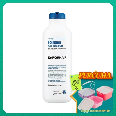 DR FOR HAIR - Folligen Anti-dandruff Shampoo 500ml