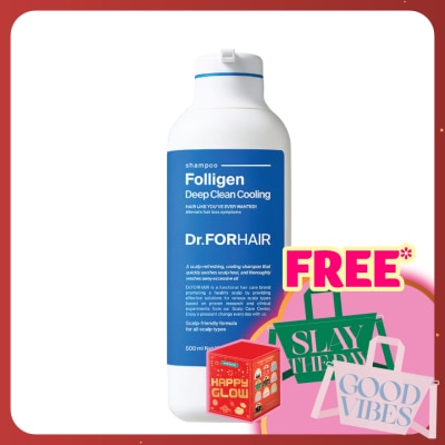 DR FOR HAIR Folligen Deep Clean Cooling Shampoo 500ml