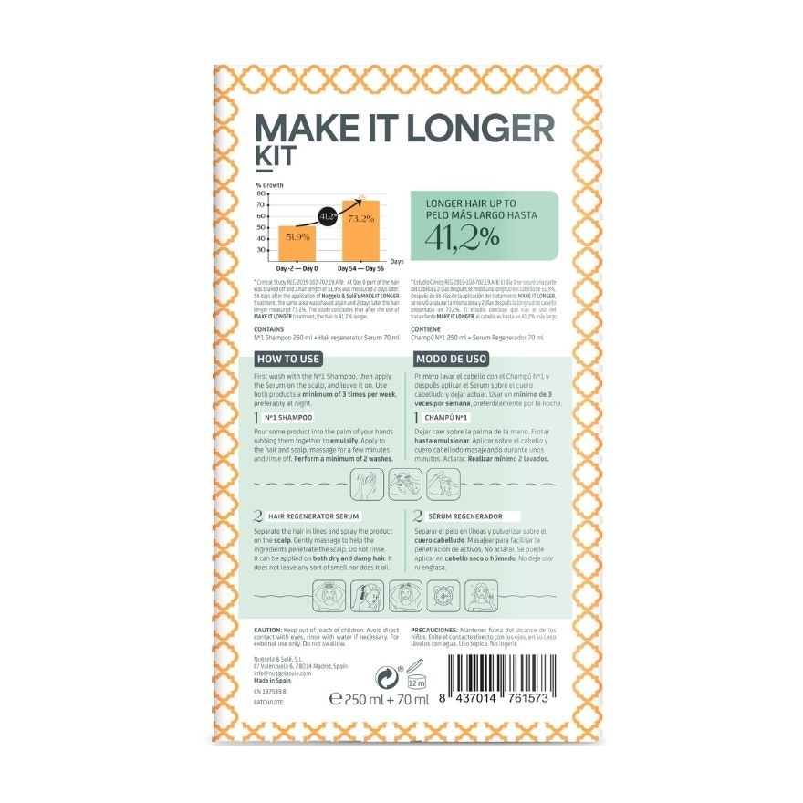 Make It Longer Kit (Shampoo 250ml + Serum 70ml)