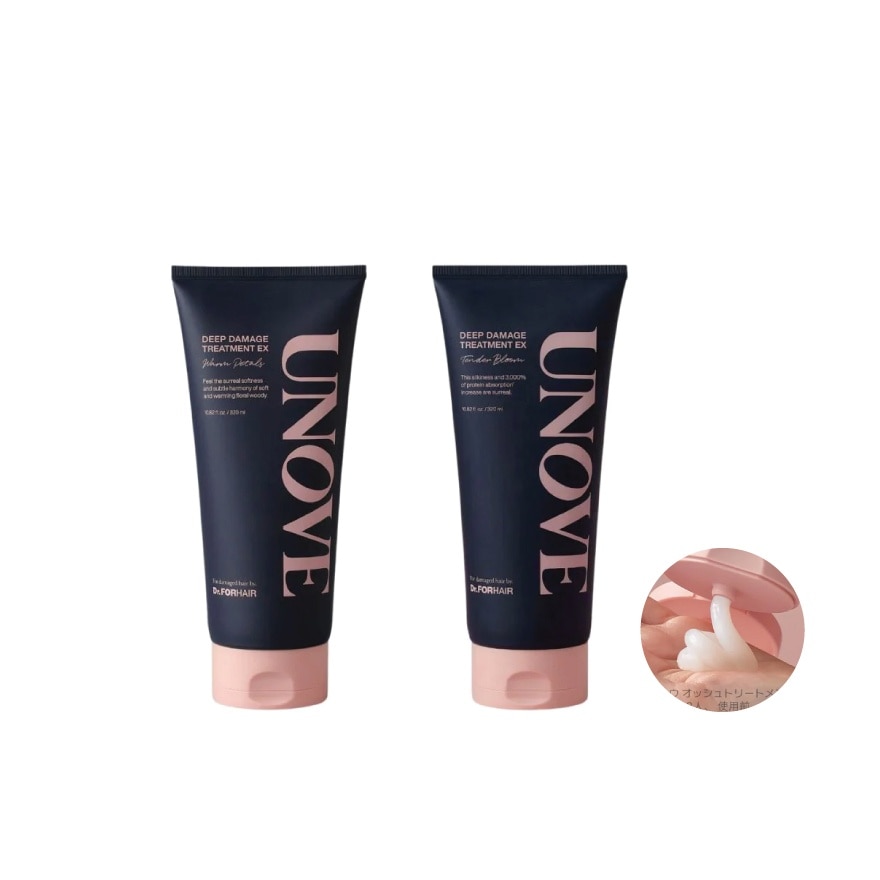 Deep Damage Treatment EX Duo Warm Petals 320ml + Tender Bloom 320ml