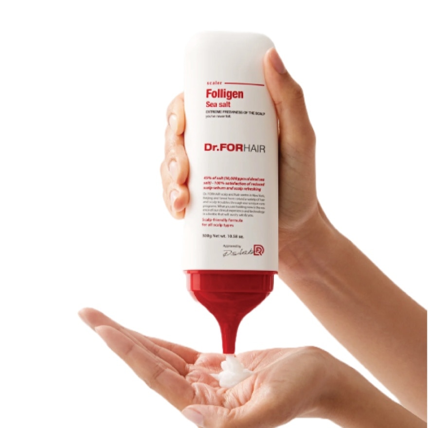 Folligen Bundle Pack Sea Salt Scaler 300g + Scalp Pack 250ml