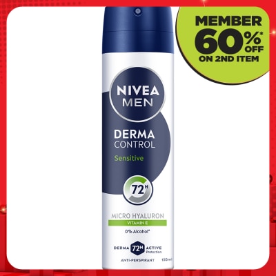 NIVEA FOR MEN Derma Control Sensitive Spray 150ml