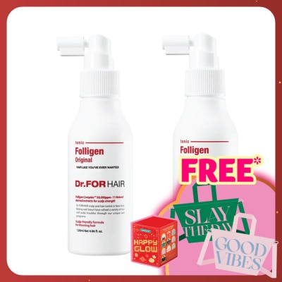 DR FOR HAIR Folligen Bundle Pack Original Tonic 120ml + 120ml