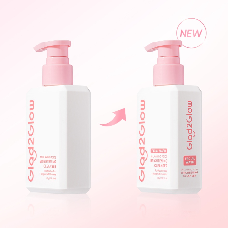 Milk Amino Acids Brightening Cleanser Twin Pack (2x80g) image