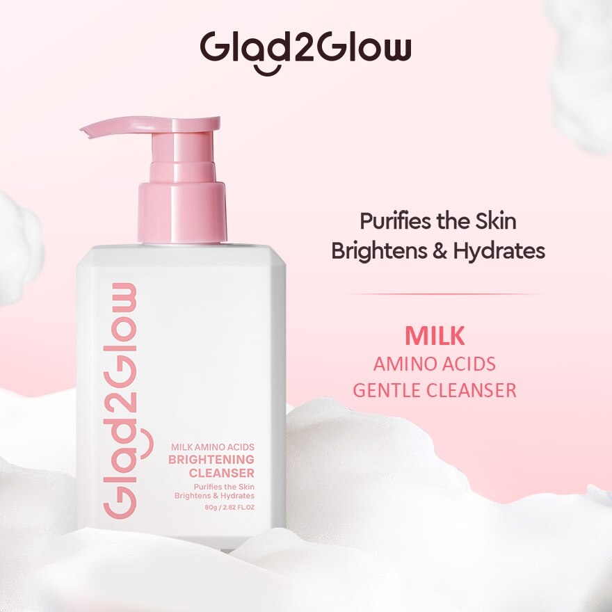 Milk Amino Acids Brightening Cleanser Twin Pack (2x80g) image